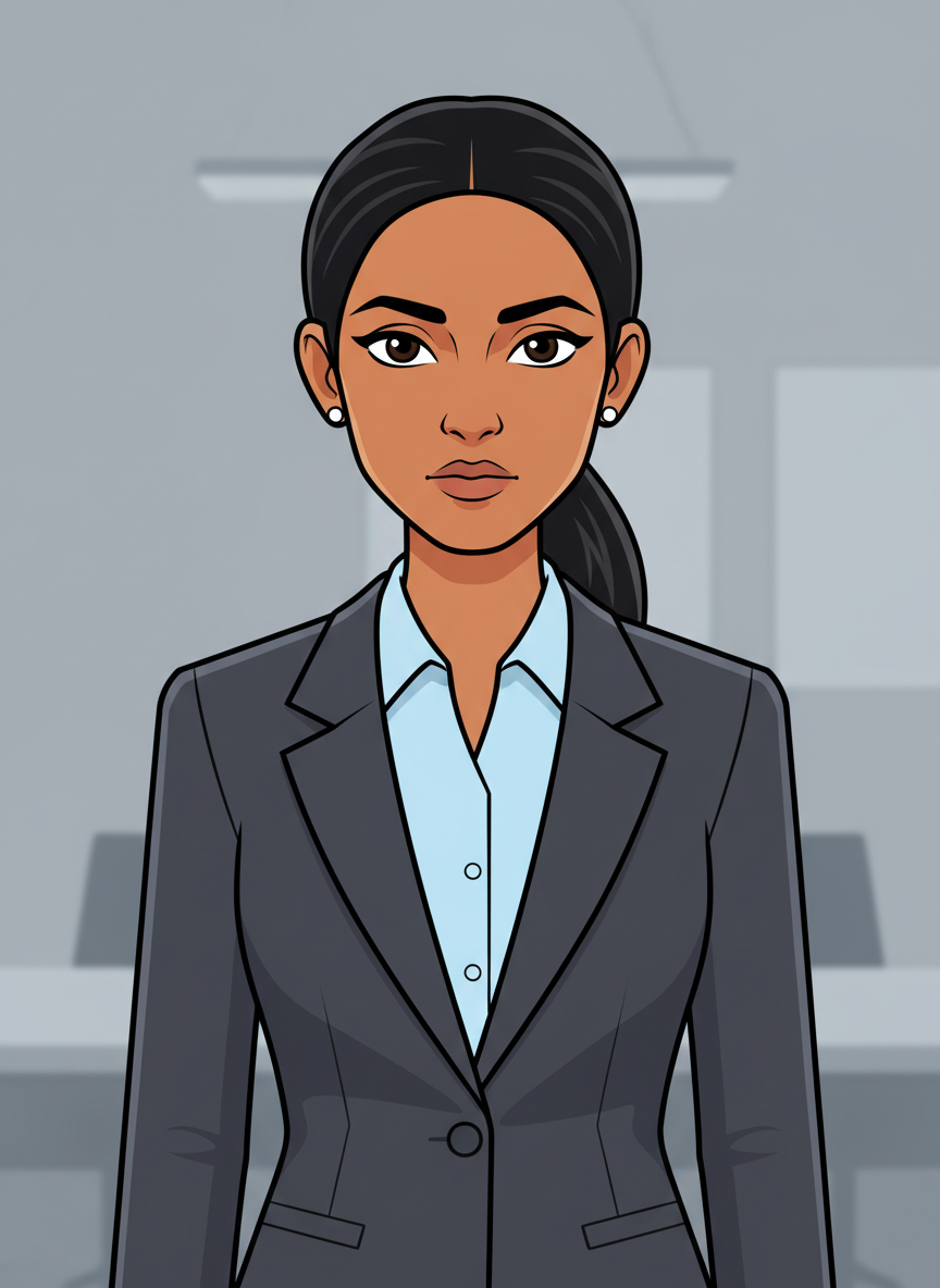 Ananya, an AI character in the Miss Lily app.