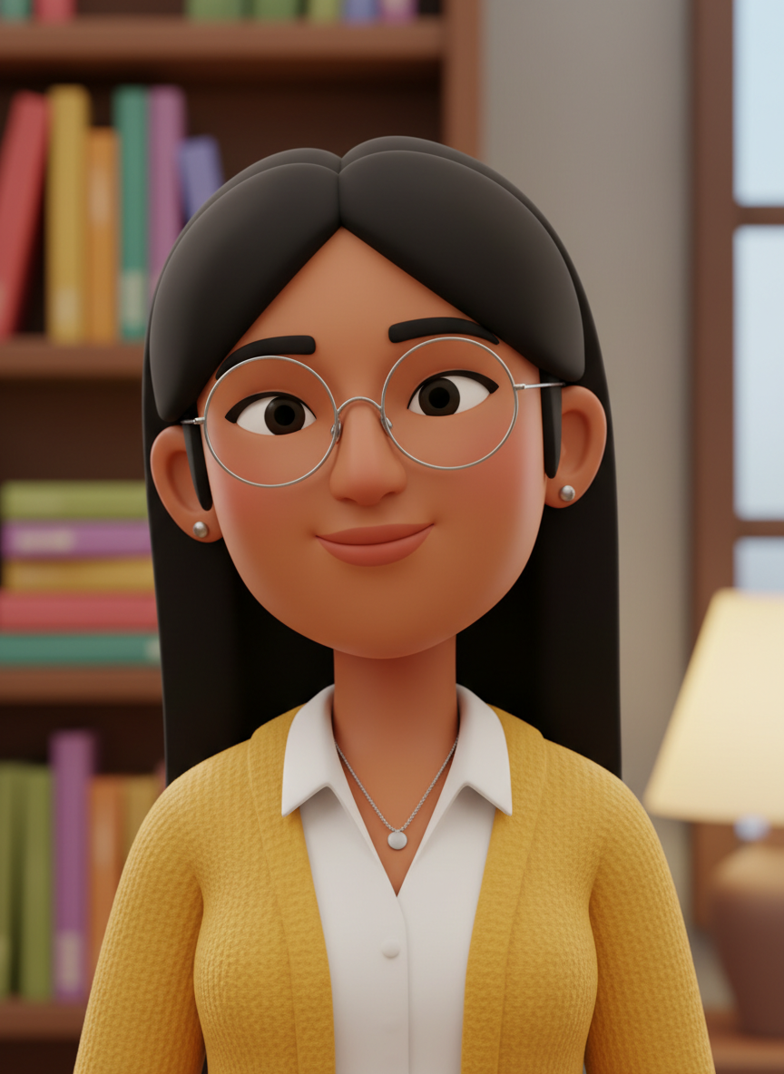 Kiara, an AI character in the Miss Lily app.