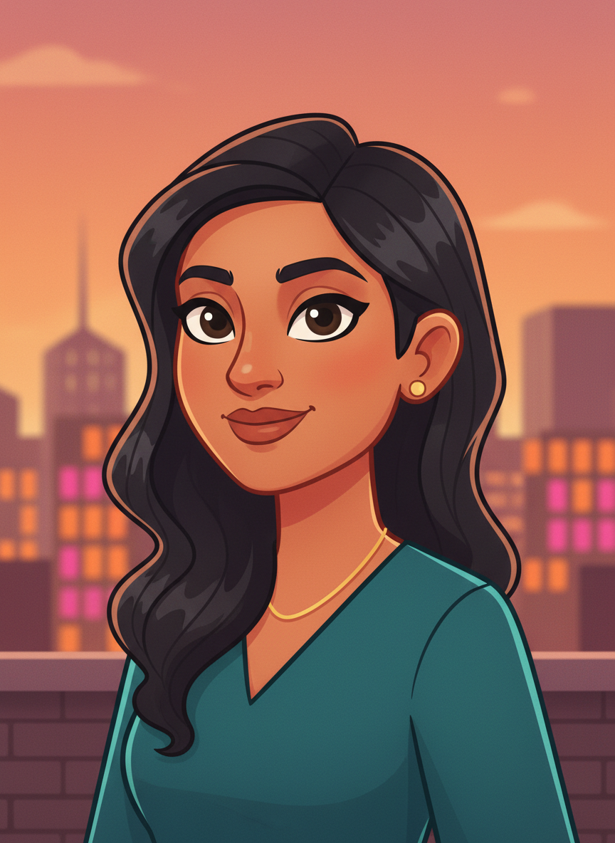 Tara, an AI character in the Miss Lily app.